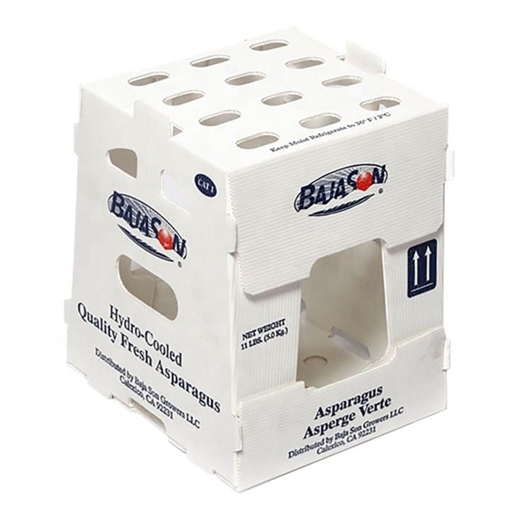 OEM কারখানা উত্পাদন পিপি প্লাস্টিকের corrugated বাক্স জন্য তাজা মিষ্টি কর্ন ব্রকলি ডিম রসুন আদা বাক্স
