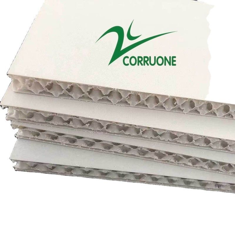 রঙিন Polypropylene Coreflute শীট 2400mm হলুদ কোরেক্স বোর্ড